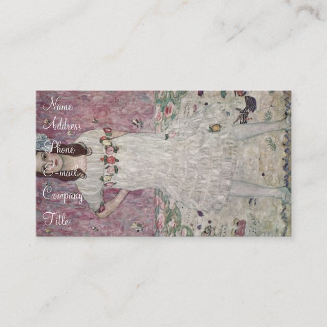 "Mada Primavesi Visitkort (Framsida)