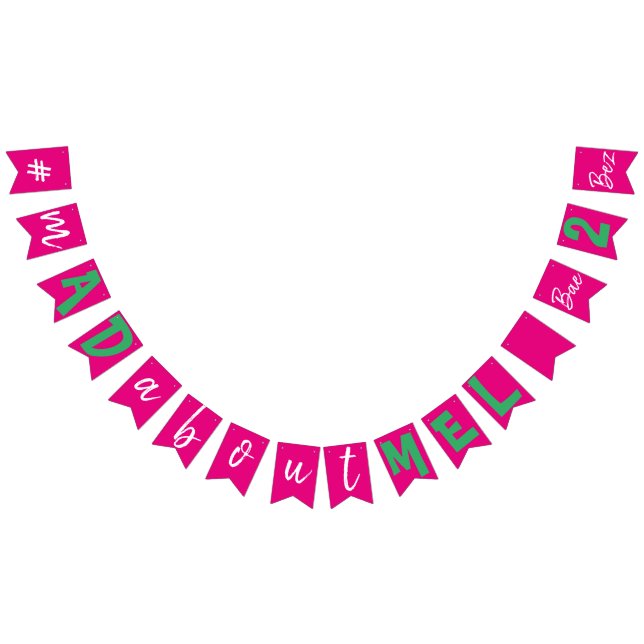 #mADaboutMEL / Bae2Bez Banner Vimplar (Alla)