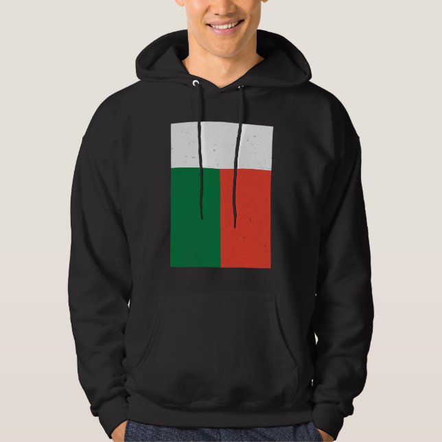 Madagascar Flag Malagasy Pride Hoodie (Framsida)
