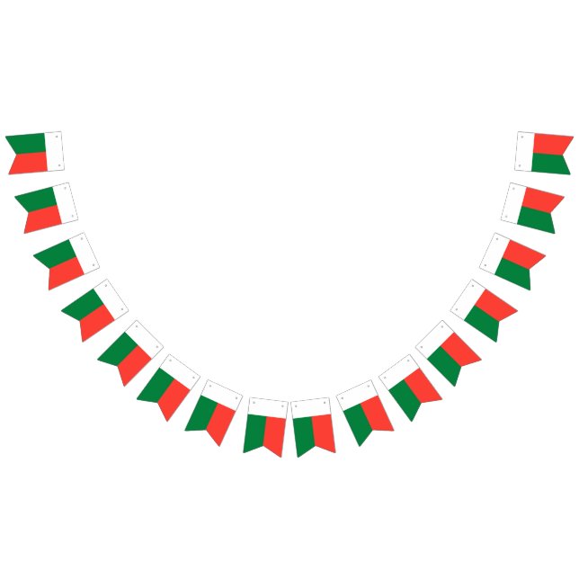 Madagascar flagga (Alla)