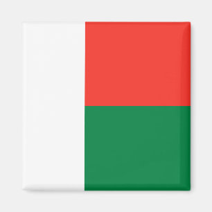 Madagascar flaggamagnet magnet