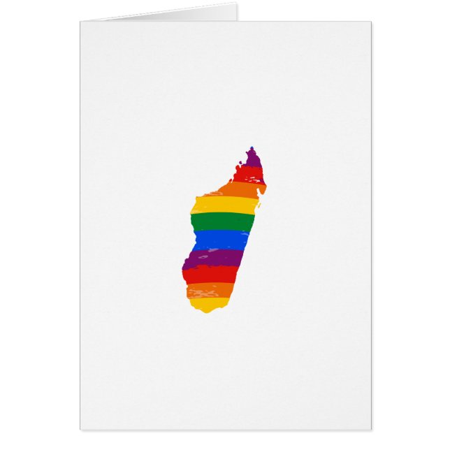 MADAGASCAR GAY PRIDE HÄLSNINGSKORT (Framsidan)