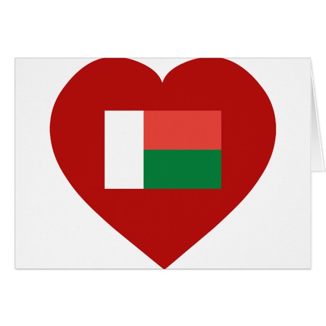 Madagascar Hälsningskort (Framsidan Horizontal)
