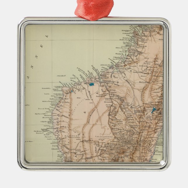 Madagascar Julgransprydnad Metall (Framsidan)