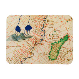 Madagascar karta magnet