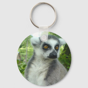 Madagascar Lemur Keychain Nyckelring