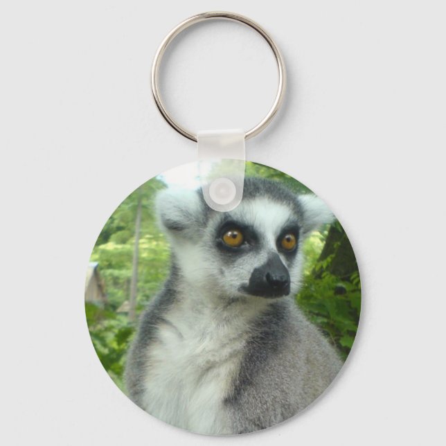 Madagascar Lemur Keychain Nyckelring (Framsida)