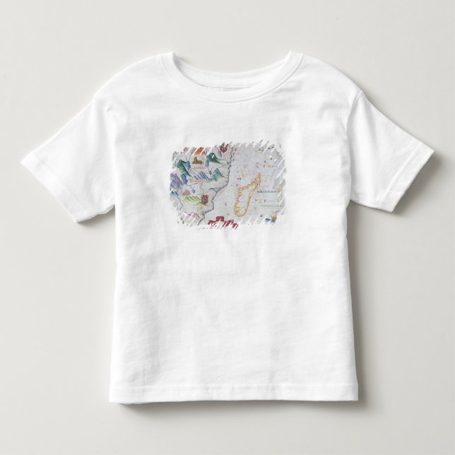 Madagascar och östlig afrikansk kusten tee shirt (Framsida)
