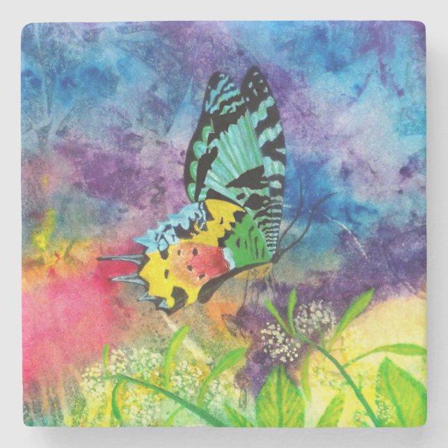 Madagascar plaskar den kantjusterade kustfartyget stenunderlägg (Framsidan)