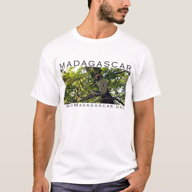 MADAGASCAR: sifakalemurskjorta T-shirt (Framsida)