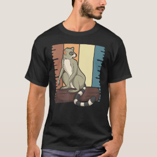 Madagascar Sifakas Zoo Animal Monkey Retro Lemur T Shirt