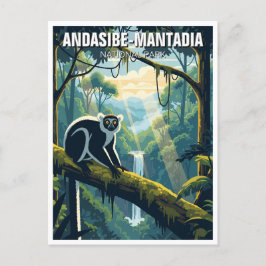 Madagaskar Andasibe-Mantadia nationalparksresning Vykort