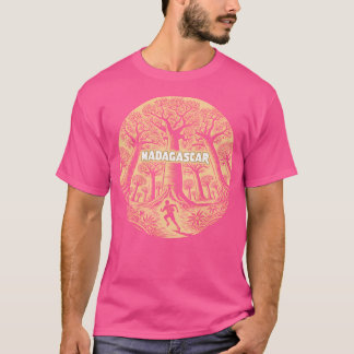Madagaskar Baoba Träd Traveling T Shirt