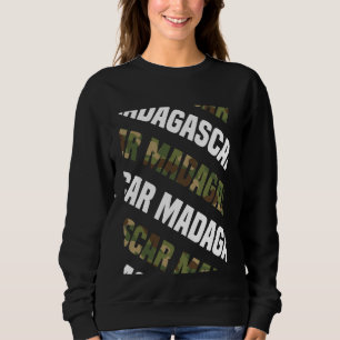Madagaskar Camo Mönster Grönt Camouflage T Shirt
