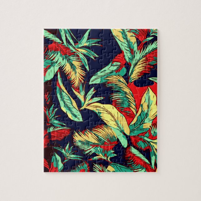 Madagaskar Exotic Löv Midnight Pussel (Vertikal)