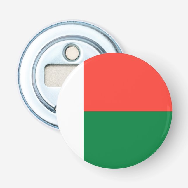 Madagaskar flagga flasköppnare (Framsidan)
