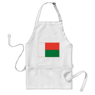 Madagaskar flagga förkläde