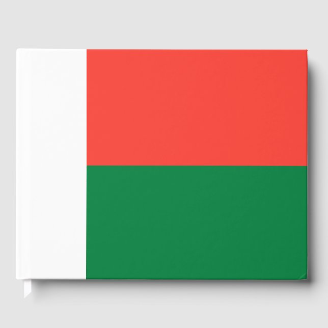Madagaskar flagga gästböcker (Framsida)