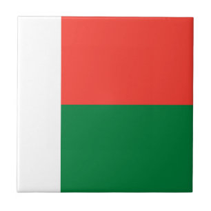 Madagaskar flagga kakelplatta