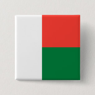 Madagaskar Flagga Knapp