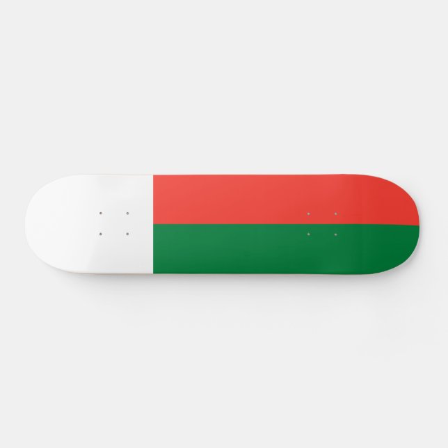 Madagaskar Flagga Mini Skateboard Bräda 18,5 Cm (Horz)