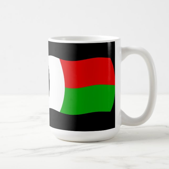 Madagaskar Flagga Mugg (Höger)