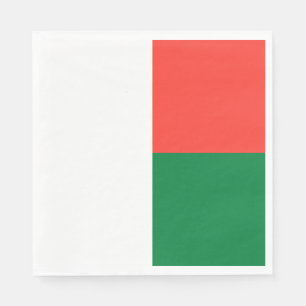 Madagaskar flagga pappersservett