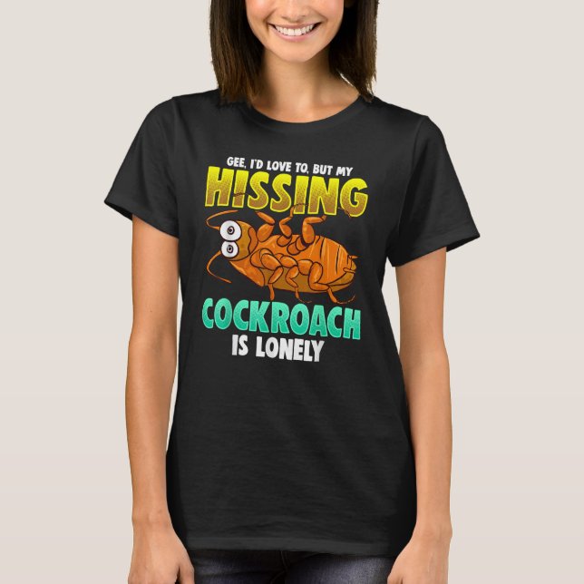 Madagaskar Hissing Cockroach Gift T-Shirt Pet Owne (Framsida)