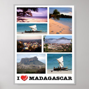 Madagaskar - I Kärlek - Poster
