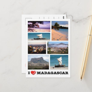 Madagaskar - I Kärlek - Vykort