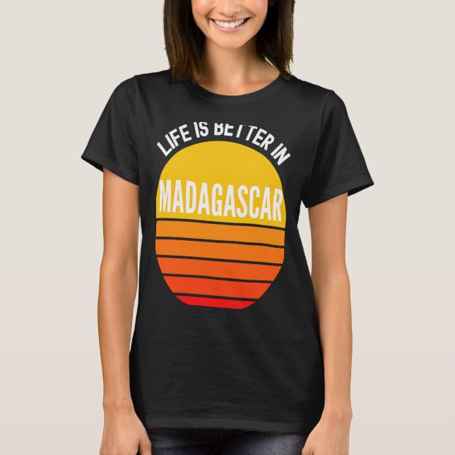 Madagaskar i Madagaskar T Shirt (Framsida)