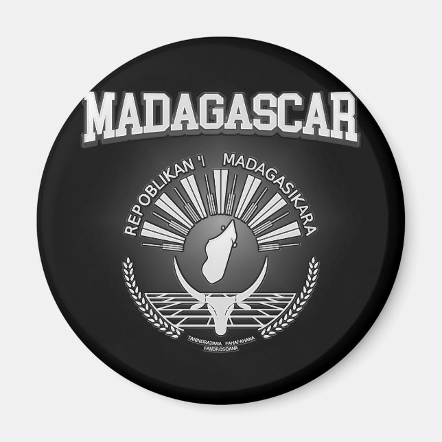 Madagaskar Jackar om Arm Magnet (Framsidan)