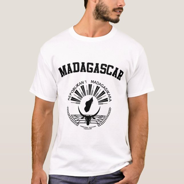 Madagaskar Jackar om Arm T Shirt (Framsida)