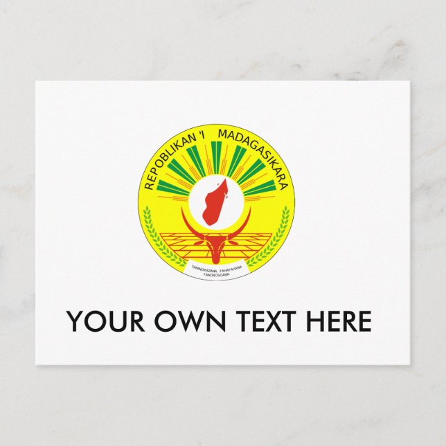 Madagaskar Jackar om Arm Vykort (Framsida)