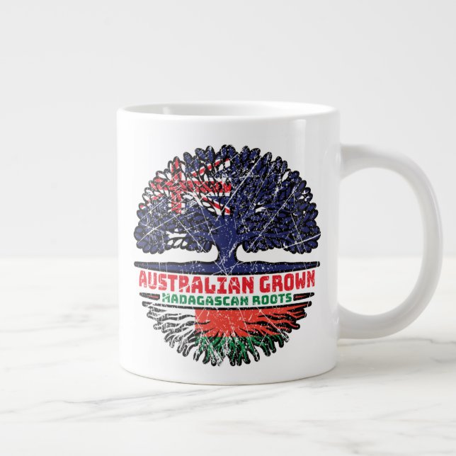 Madagaskar Madagaskar Australien Australien Träd Jumbo Mugg (Höger)