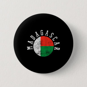 Madagaskar Madagaskars Flagga Knapp