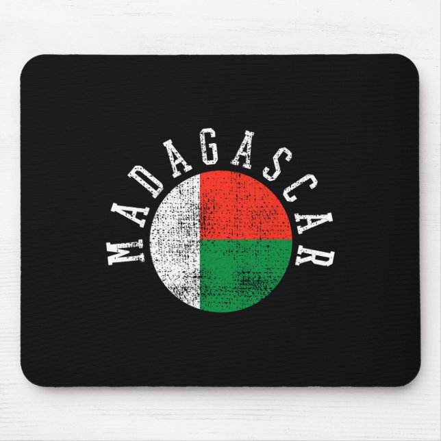 Madagaskar Madagaskars Flagga Musmatta (Framsidan)
