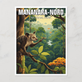 Madagaskar Mananara-Nord nationalparksresning Vykort