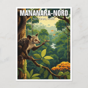 Madagaskar Mananara-Nord nationalparksresning Vykort