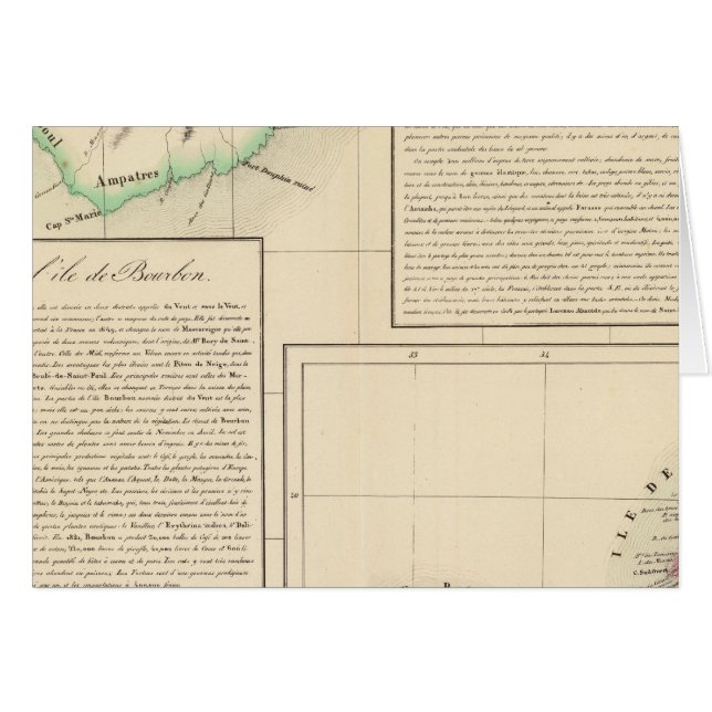 Madagaskar Mauritius 57 Hälsningskort (Framsidan Horizontal)