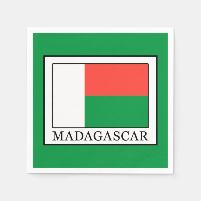 Madagaskar Pappersservett (Framsidan)