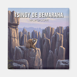 Madagaskar Tsingy de Bemaraha nationalpark Travel Magnet