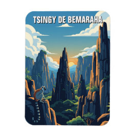Madagaskar Tsingy de Bemaraha nationalpark Travel Magnet