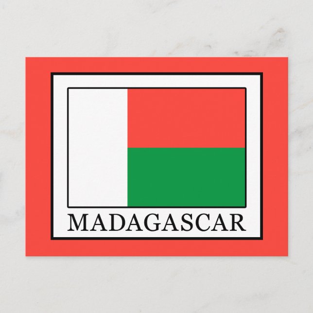 Madagaskar Vykort (Framsida)