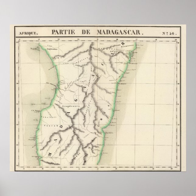 Madagaskars Afrika 56 Poster (Framsidan)