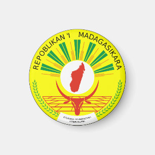Madagaskars emblem magnet
