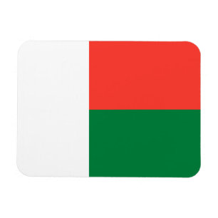 Madagaskars flagga magnet