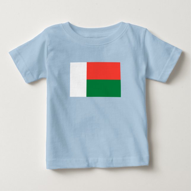 Madagaskars flagga t shirt (Framsida)