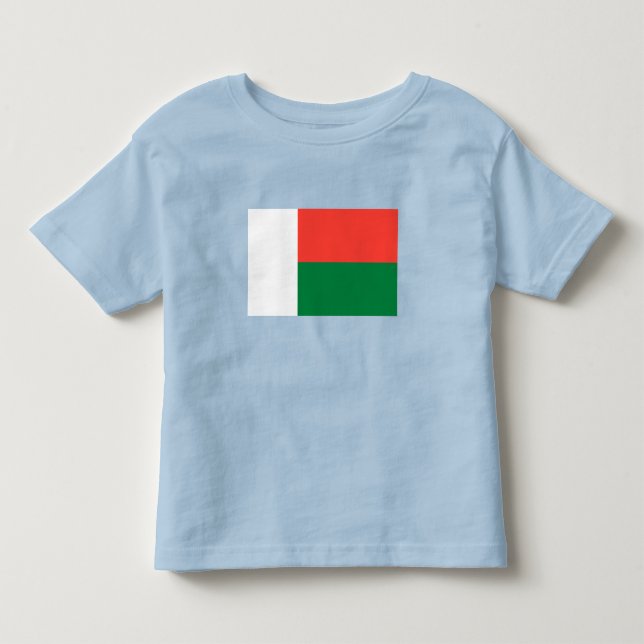 Madagaskars flagga t shirt (Framsida)