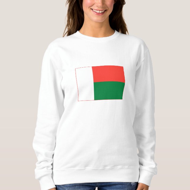 Madagaskars flagga t shirt (Framsida)